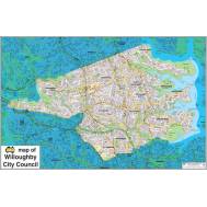 Willoughby Council LGA Map 
